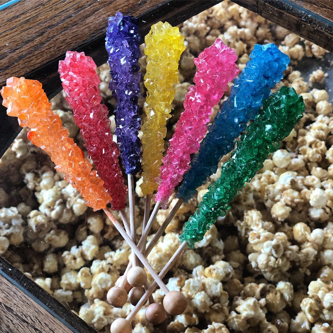 Caramel Corn Rock Candy